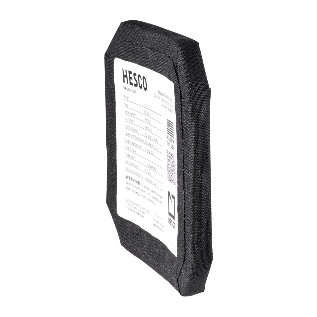 Hesco 4101LV Side Plate Level IV Rifle Rated Side Plate